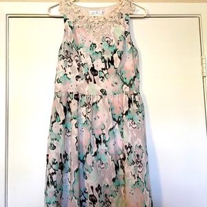 Kensie Dresses Embroidered Sleeveless Dress